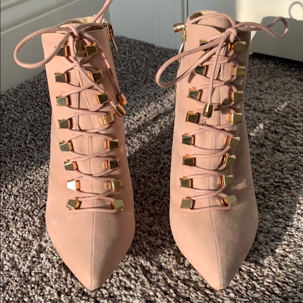 Lovely Lace Up Boots